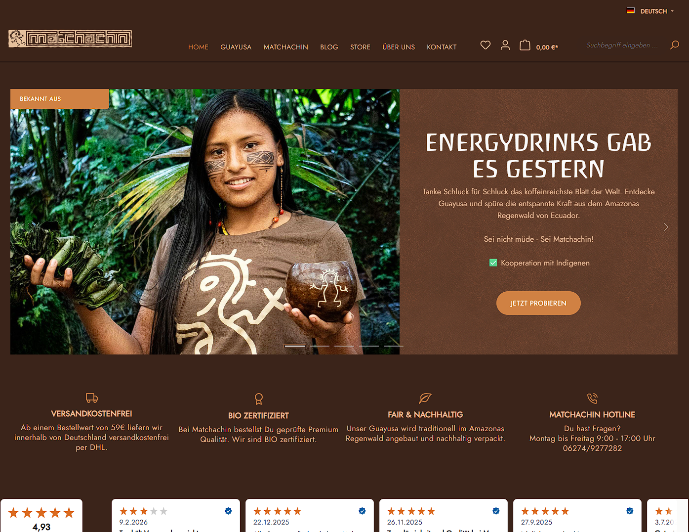 Matchachin Website UX