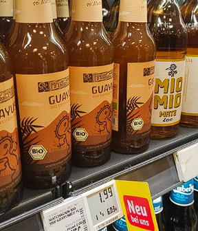 Matchachin im REWE Regal